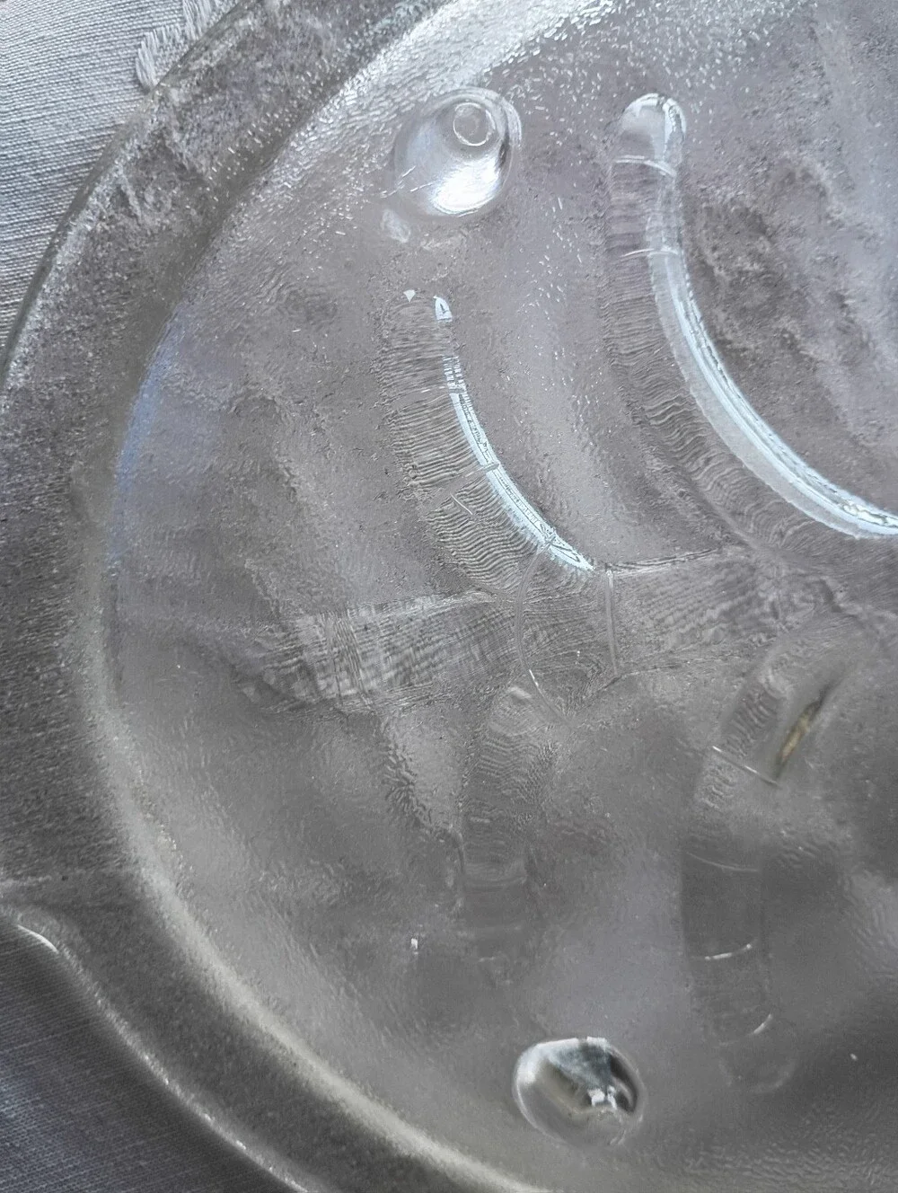 Fire King Vintage Ovenware Clear Glass Baking Dish/Platter, Oval, Fo Made In USA